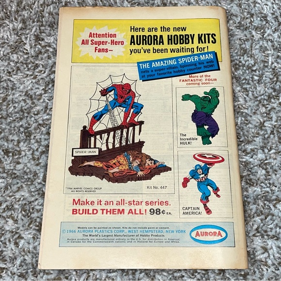 VINTAGE 1967 MARVEL FANTASTIC FOUR Silver Surfer & Dr Doom Silver Age Comic #58 - Picture 11 of 11